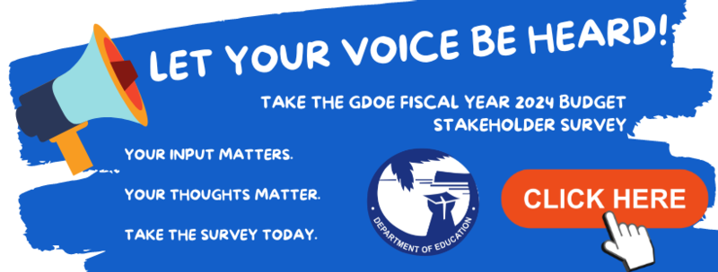 Image for GDOE Fiscal Year 2024 Stakeholder Budget Survey