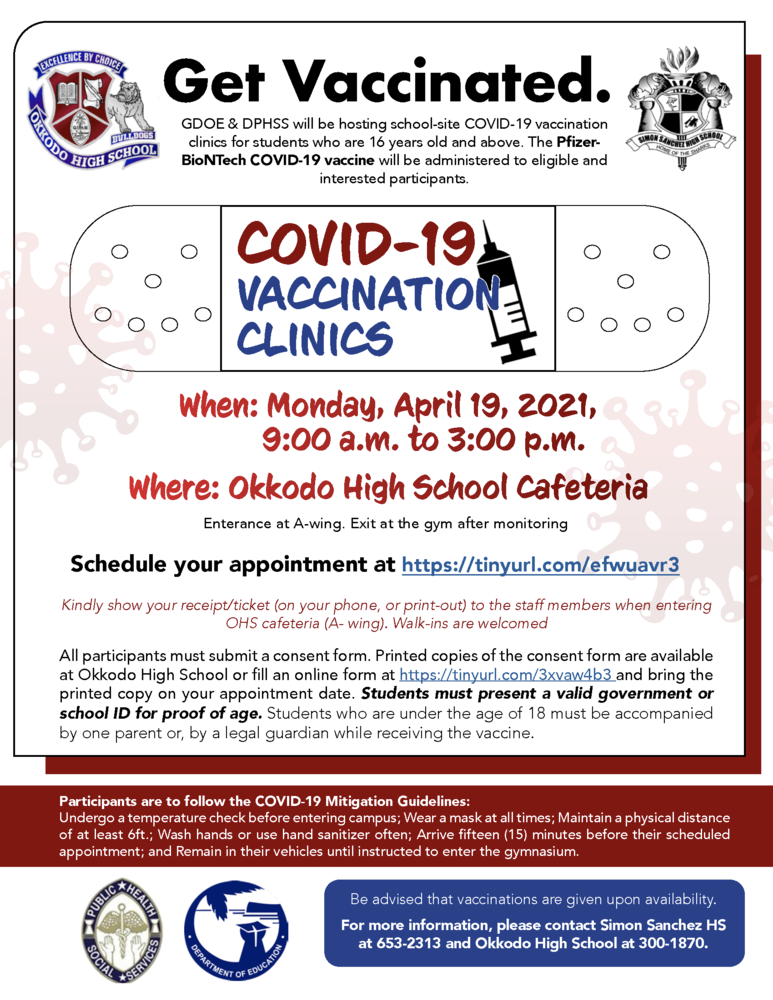 OHS SSHS Vaccination Clinic